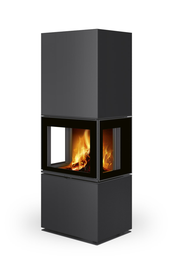 Design fireplaces | ALERIA C H Steel